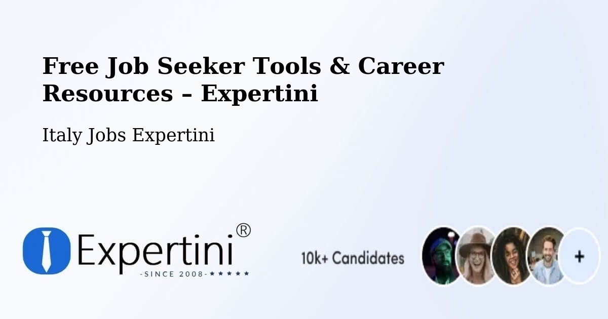 Free Job Seeker Tools & Career Resources – Stio - Stio, Italy Jobs Expertini