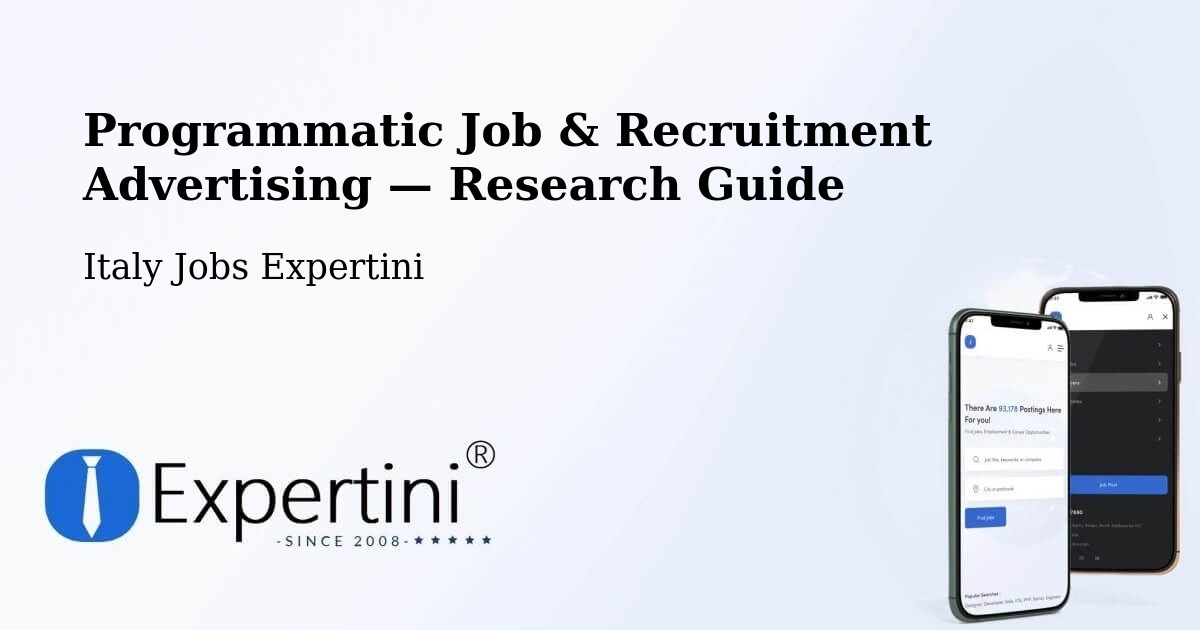 Programmatic Job & Recruitment Advertising — Research Guide – Stio