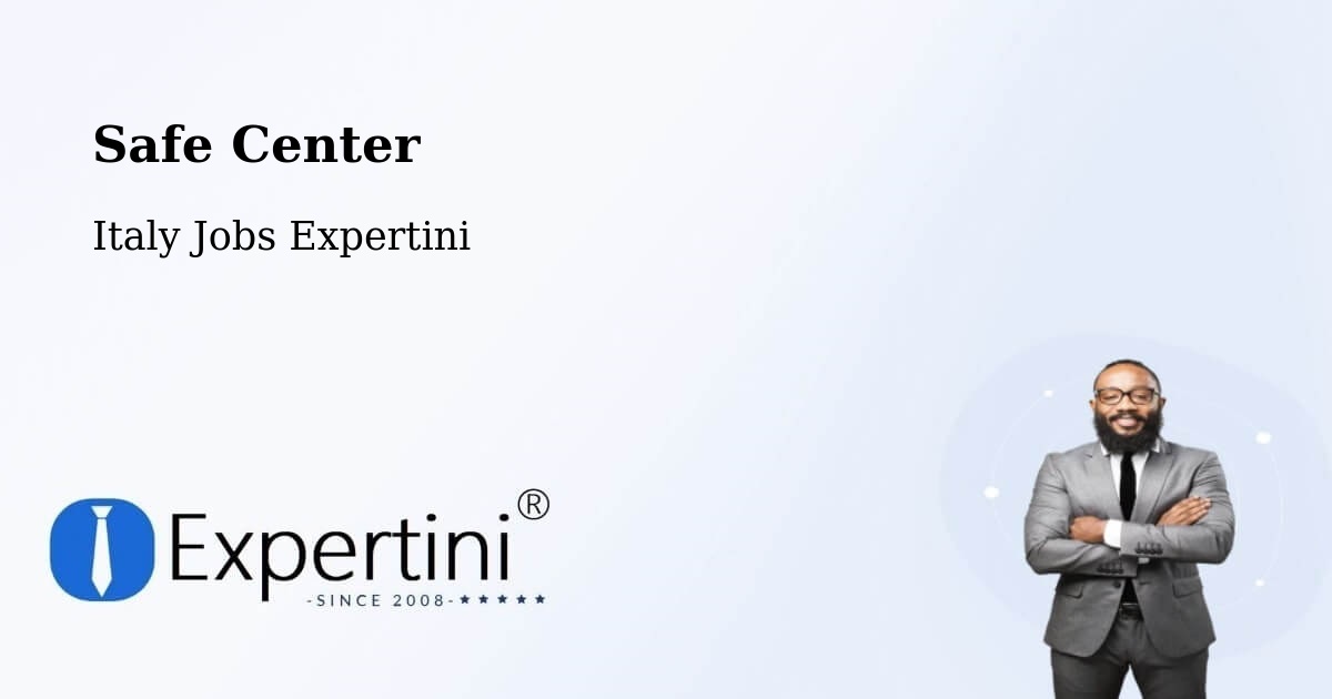 Safety Center – Stio - Italy Jobs Expertini