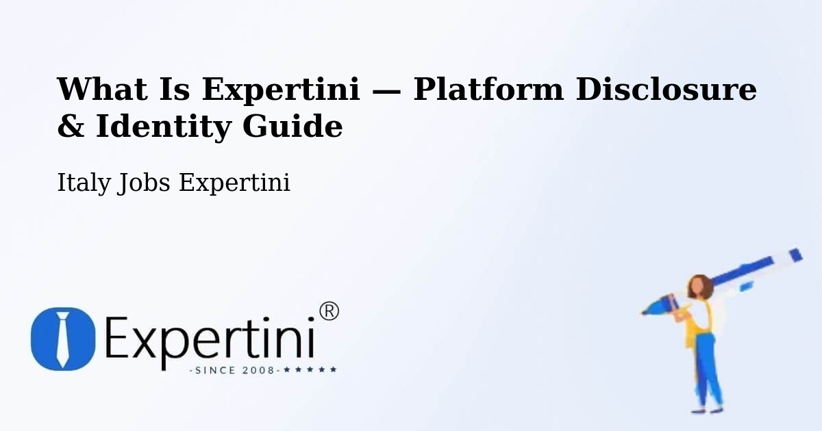 What Is Expertini — Platform Disclosure & Identity Guide – Stio